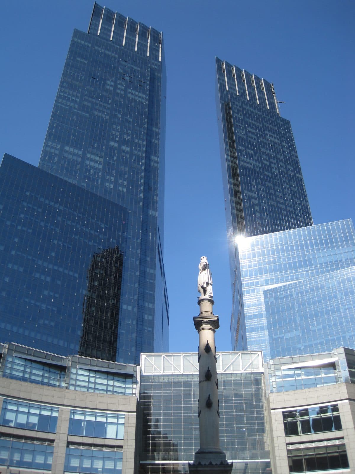 Photograph of Deutsche Bank Americas Headquarters, 1 Columbus Circle, New York, NY 10019 - location connected to the Jeffrey Epstein case