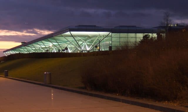 Photograph of London Stansted Airport, Bassingbourn Rd, Stansted CM24 1QW, United Kingdom - location connected to the Jeffrey Epstein case