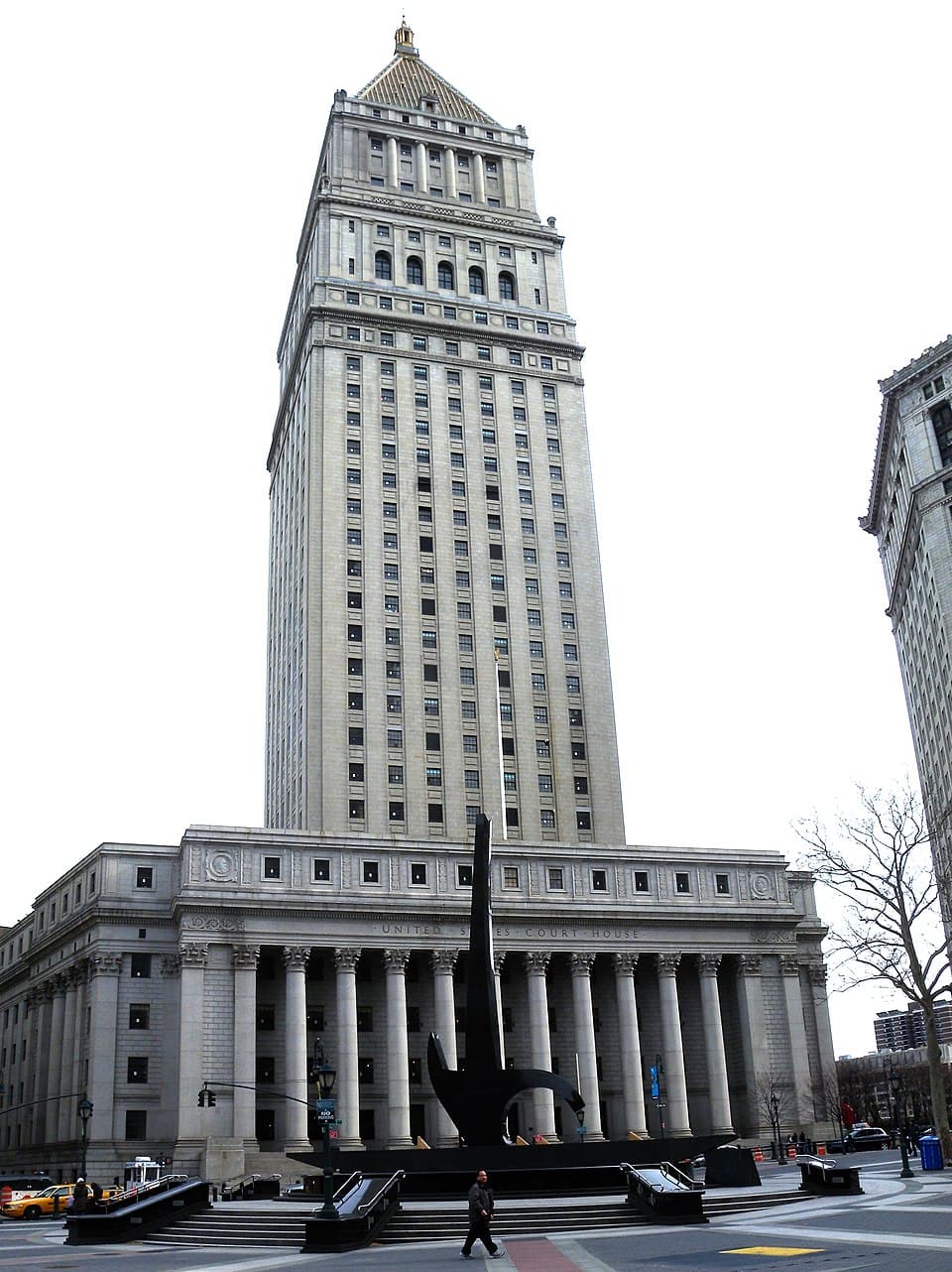 Photograph of Southern District of New York Courthouse, 40 Foley Square, New York, NY 10007 - location connected to the Jeffrey Epstein case