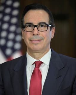 Steven Mnuchin headshot from DOJ case files